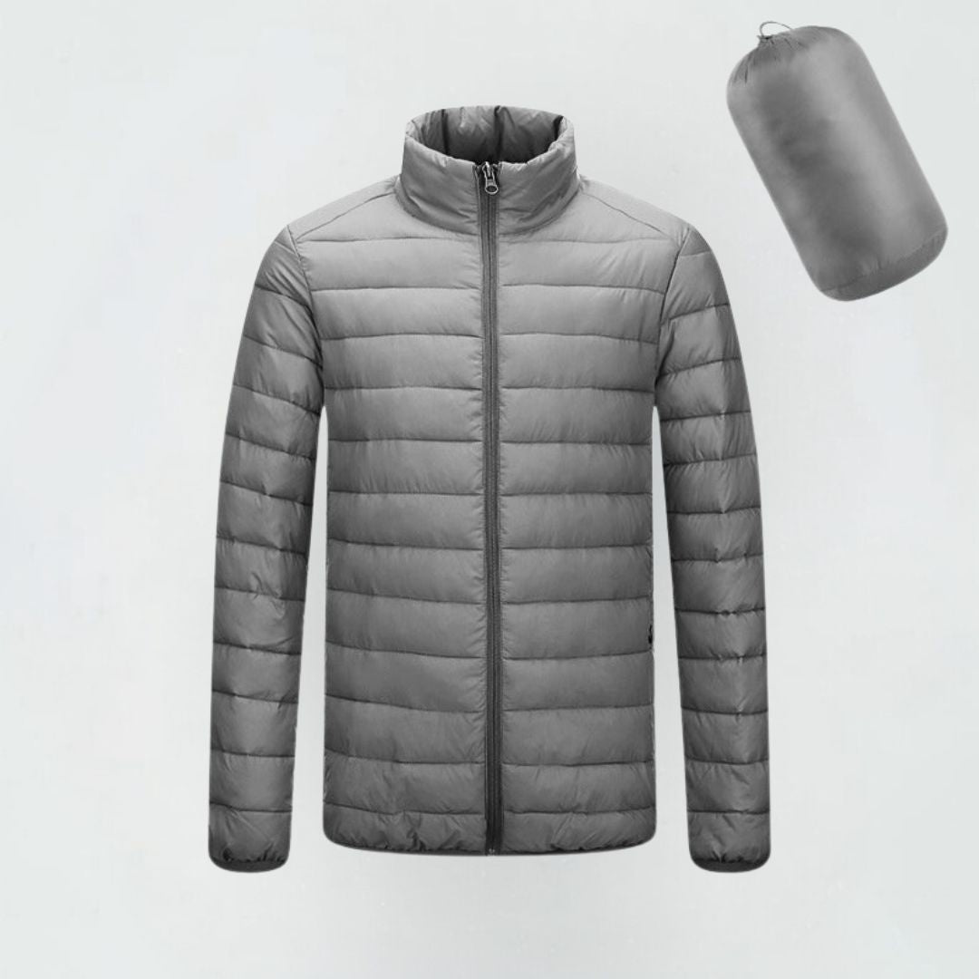 Trendige Herren-Tragbare Steppjacke mit Reißverschluss | Roy