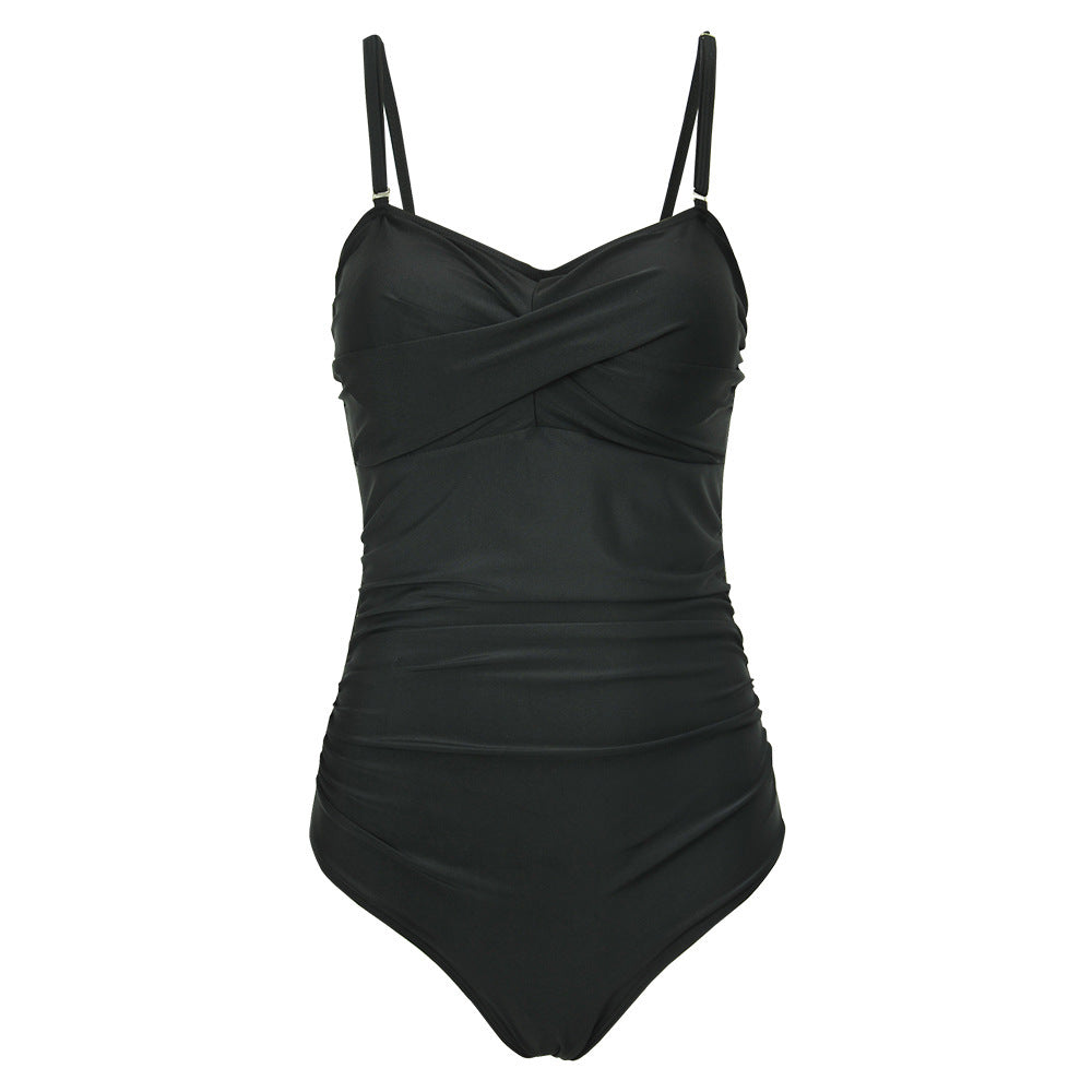 Figurbetonter Einteiler – Eleganter Plus-Size Badeanzug für Damen