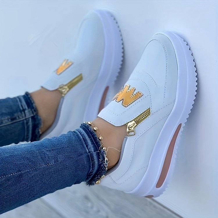 Damen Schuhe mit seitlichem Reißverschluss