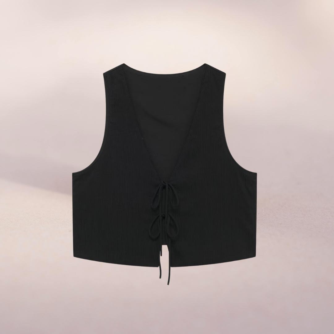 Elegantes zweiteiliges Set mit Schleifen-Top & Hose für Damen – Stilvoll & Modern