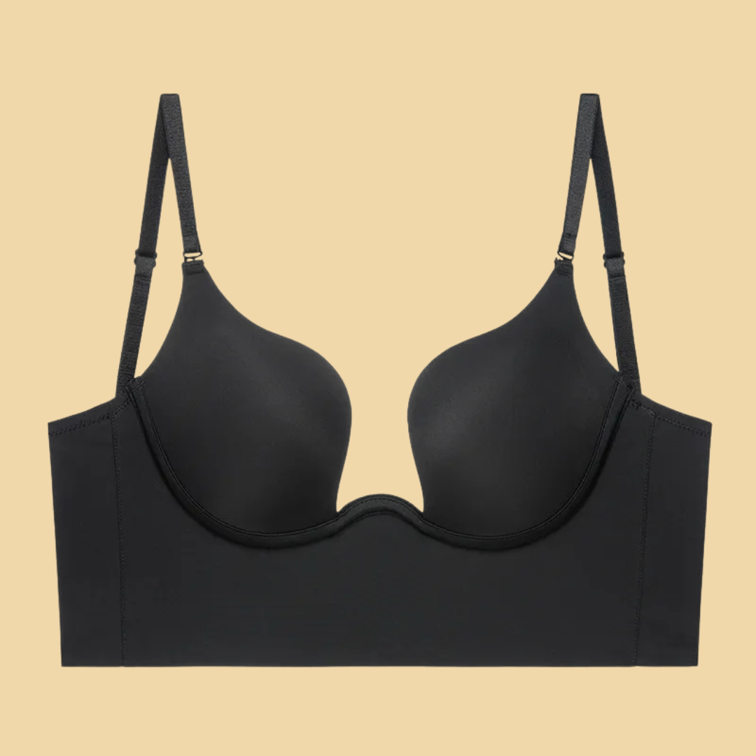 Rückenfreier Push-Up-BH mit Verstellbaren Trägern – Nahtlos, Bequem und Perfekt für Damen