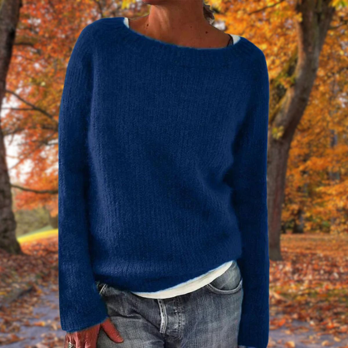 Klassischer Warmer Wollpullover für Damen – Zeitlos und Bequem | Yana