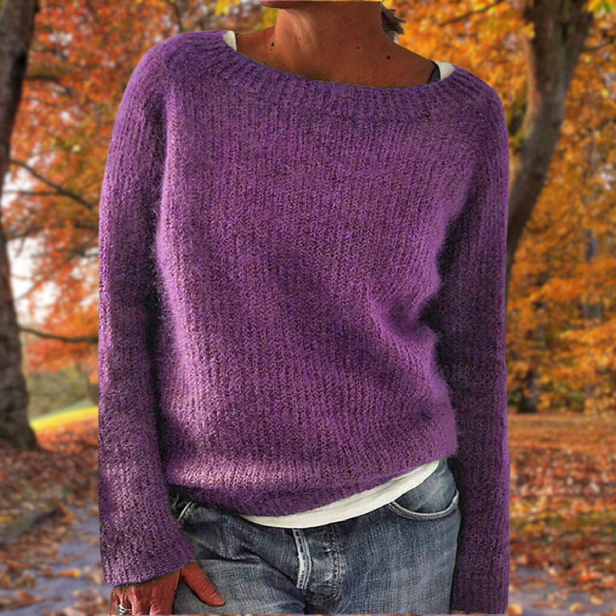 Klassischer Warmer Wollpullover für Damen – Zeitlos und Bequem | Yana