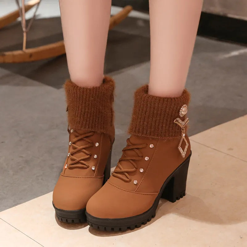 Elegante Stiefeletten mit Absatz für Damen – Stilvoller Look für Jeden Anlass