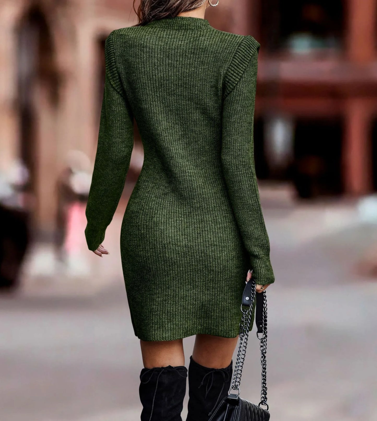 Kuscheliges, warmes Winterkleid für Damen - weiches & stylisches Kleid