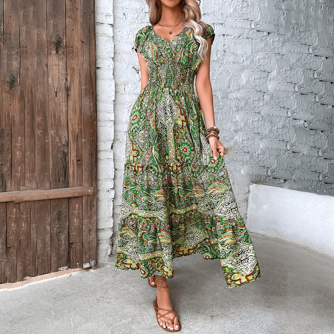 Leichtes Boho Maxikleid für Damen