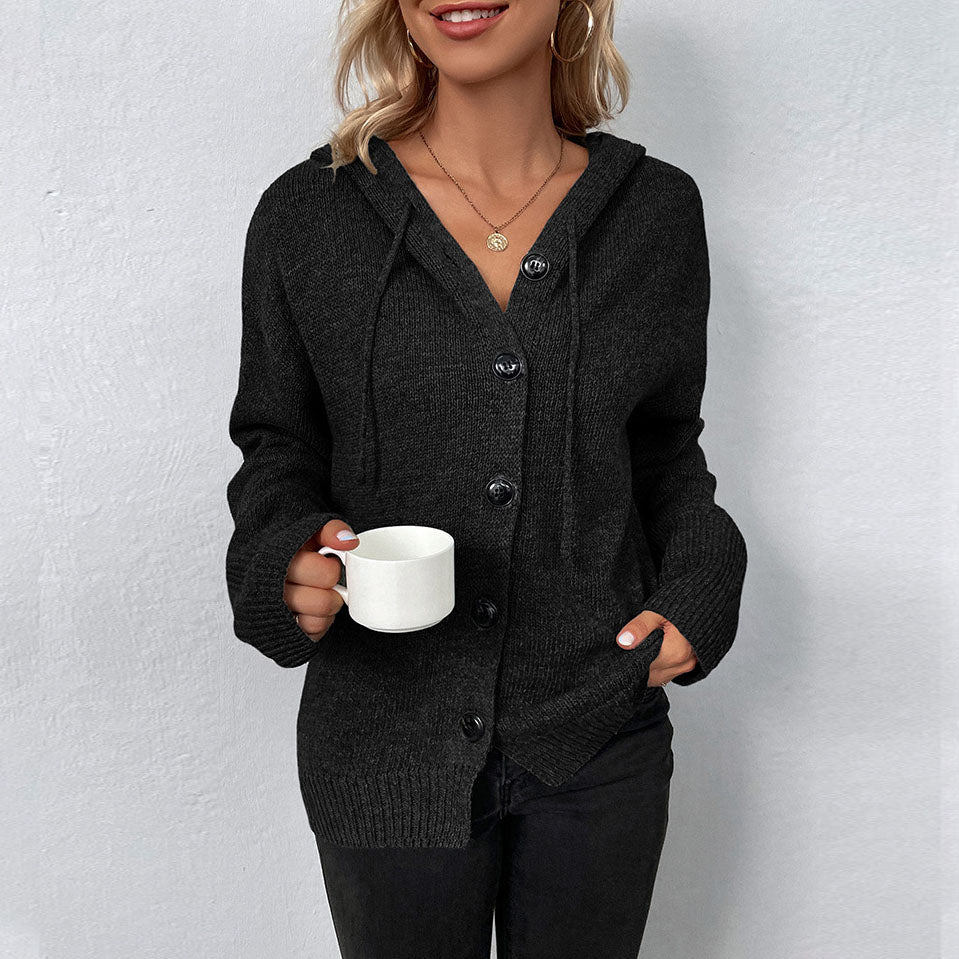 Strickjacke mit Kordelzug für Damen