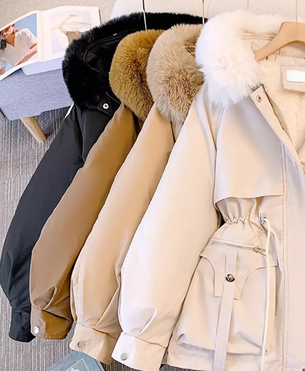Elegante Winterjacke mit Innenfutter für Damen
