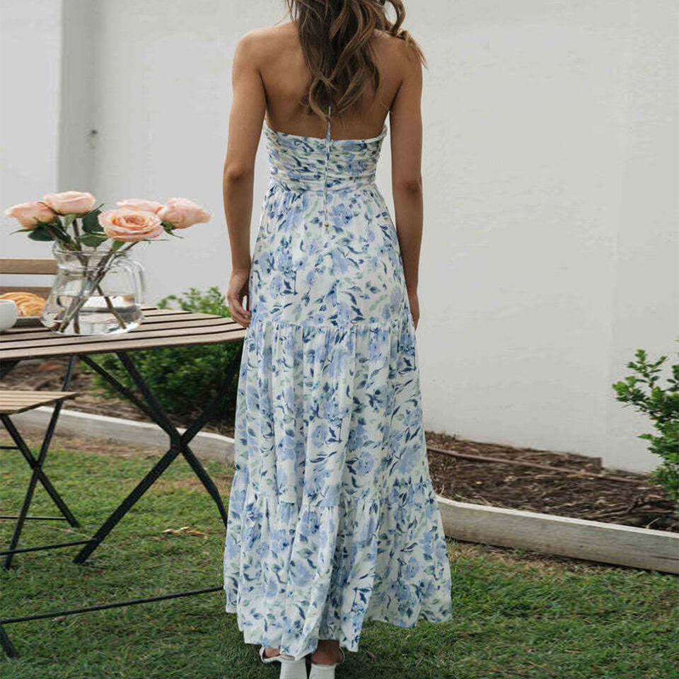 Elegantes Midikleid mit floralem Muster für Damen