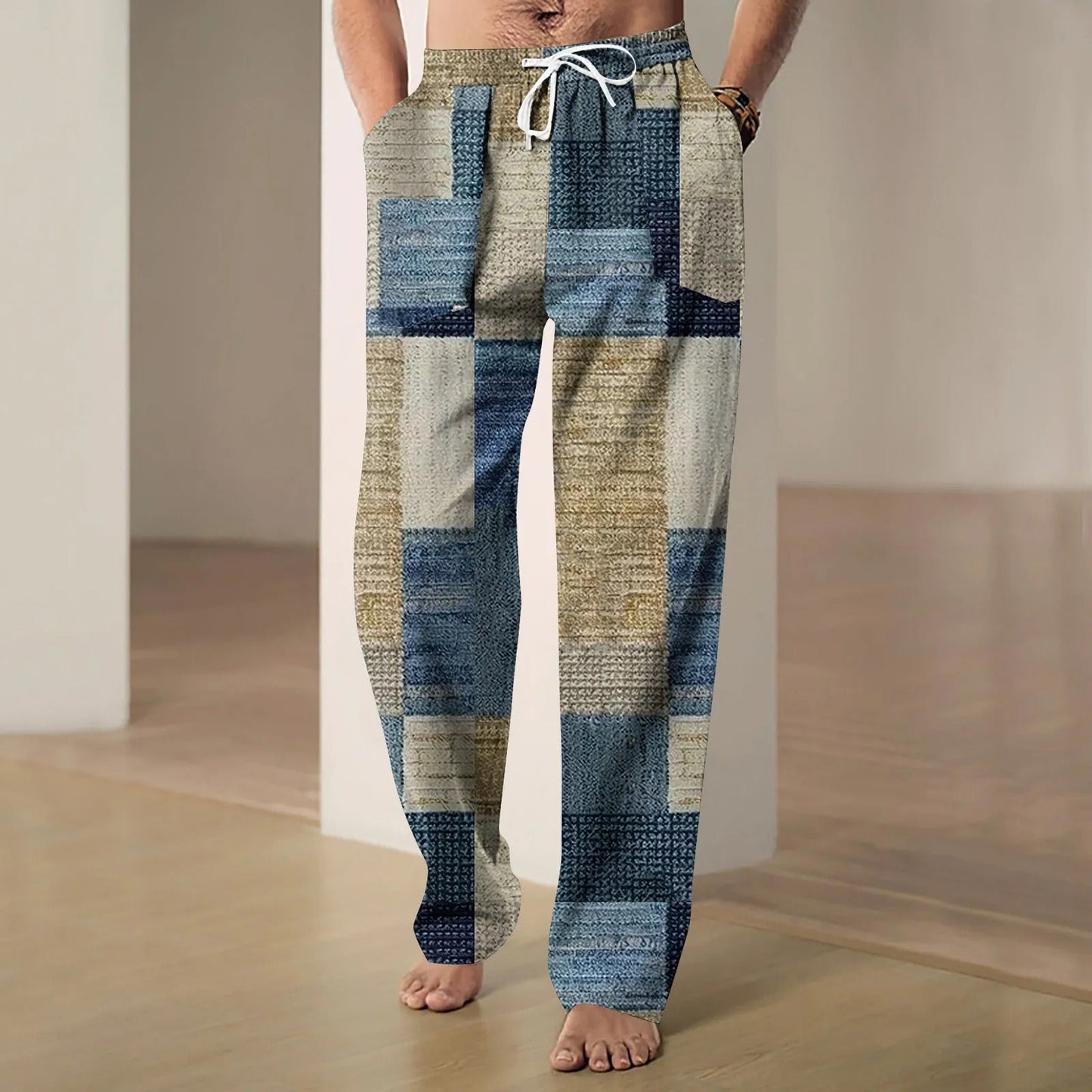 Baumwoll Leinen Hose für Herren – Luftige & stilvolle Sommerhose