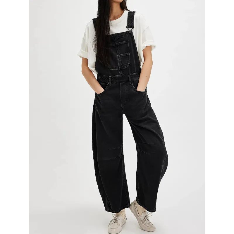 "Moderner Damen-Overall aus Denim – Lässiger Alltags-Look"