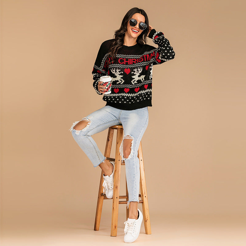 Festliche Damen-Weihnachts-Strickjacke | Joy
