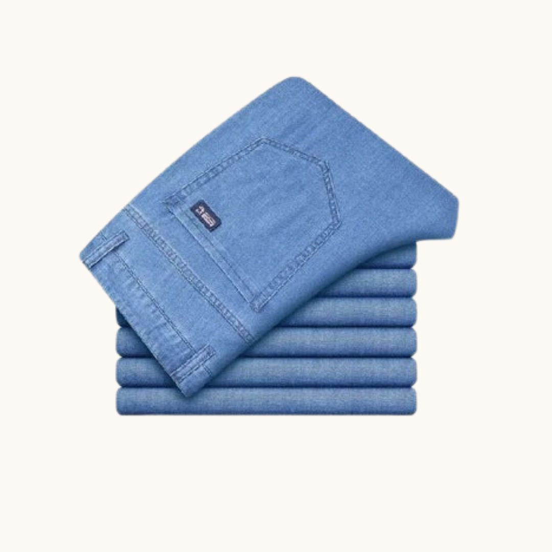 High-End Elegante Jeans im geraden Schnitt | Zyrel