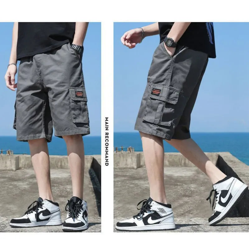 Bequeme Herren Cargo-Shorts – Atmungsaktiv mit mehreren Taschen