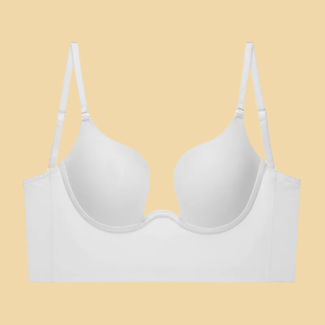 Rückenfreier Push-Up-BH mit Verstellbaren Trägern – Nahtlos, Bequem und Perfekt für Damen