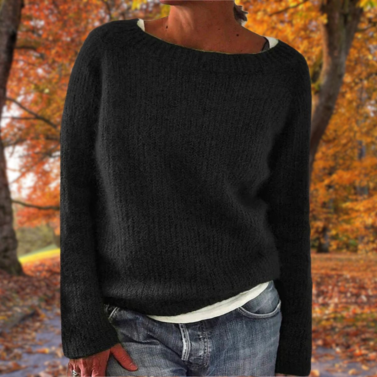 Klassischer Warmer Wollpullover für Damen – Zeitlos und Bequem | Yana