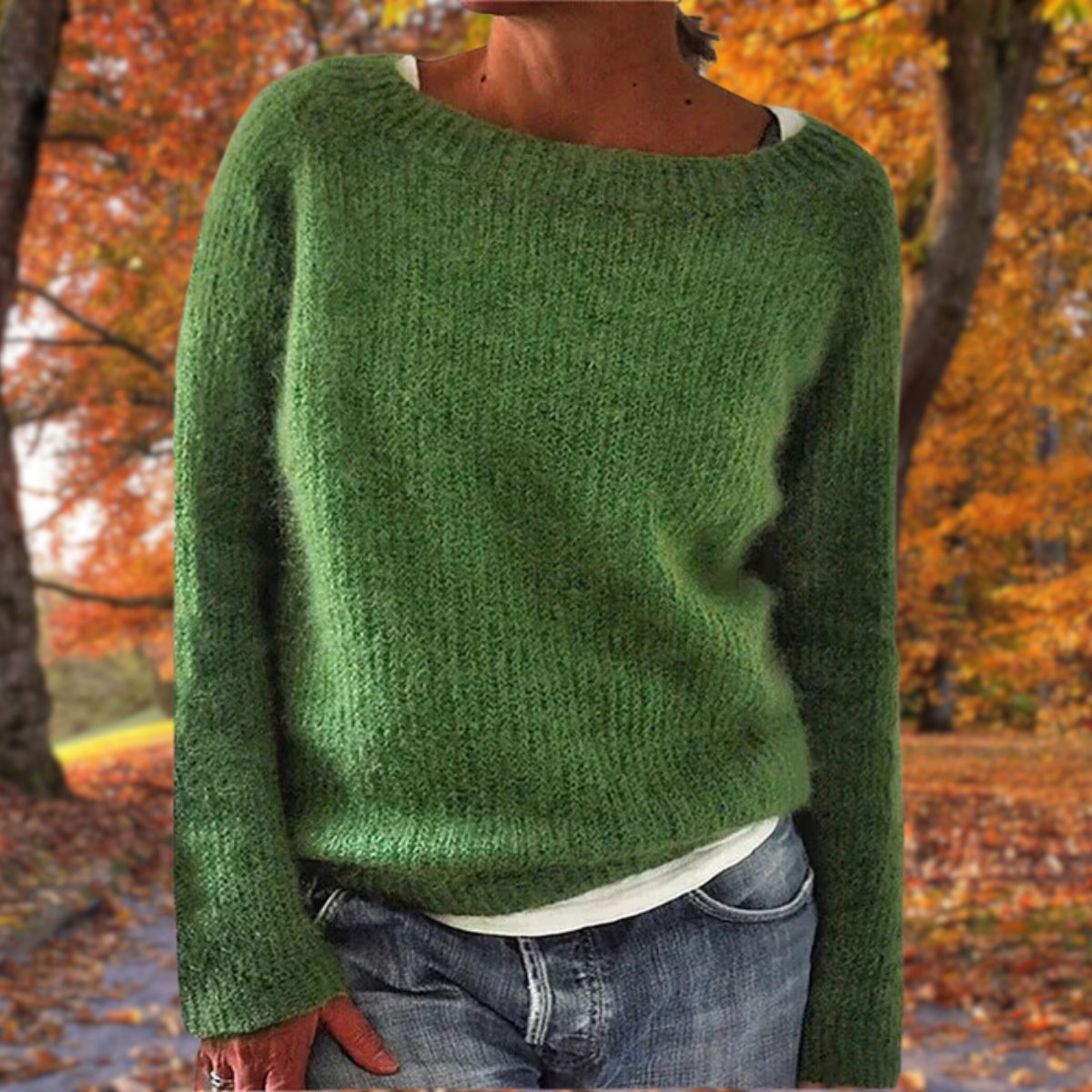 Klassischer Warmer Wollpullover für Damen – Zeitlos und Bequem | Yana