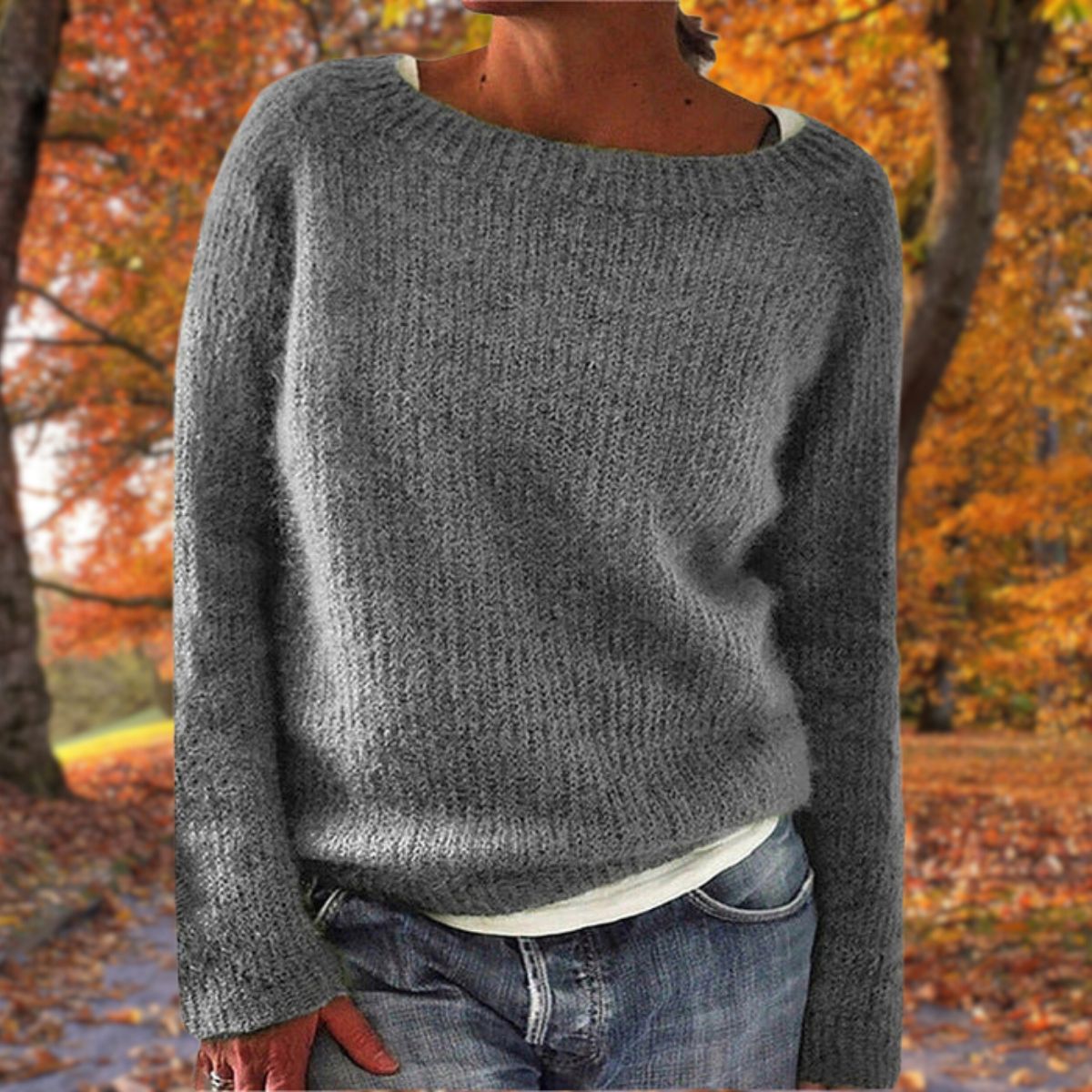 Klassischer Warmer Wollpullover für Damen – Zeitlos und Bequem | Yana
