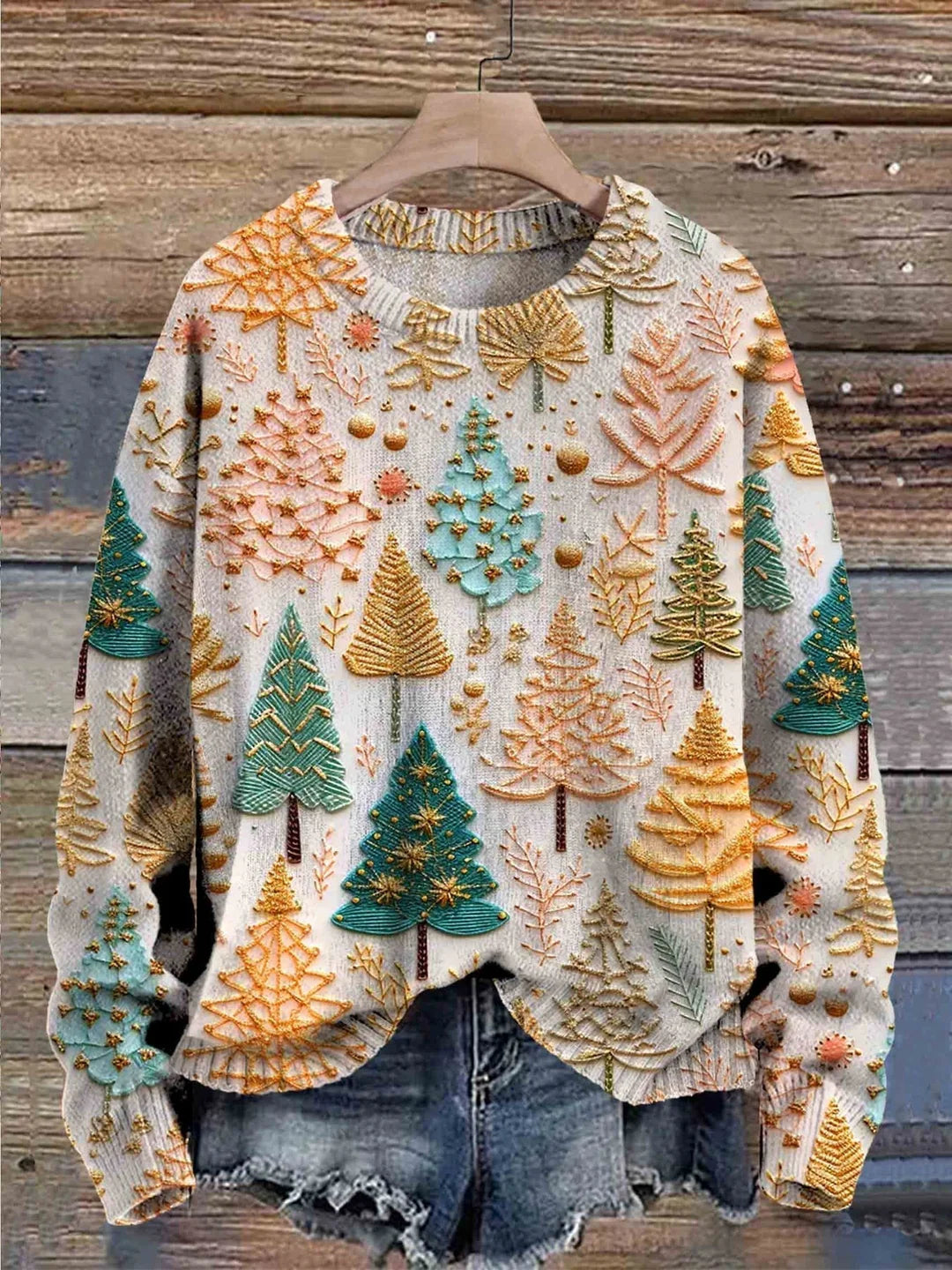 Gemütlicher Weihnachtspullover für Damen