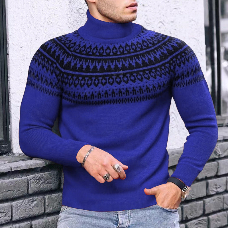 Gemütlicher Vintage-V-Ausschnitt-Pullover für Herren | Elon