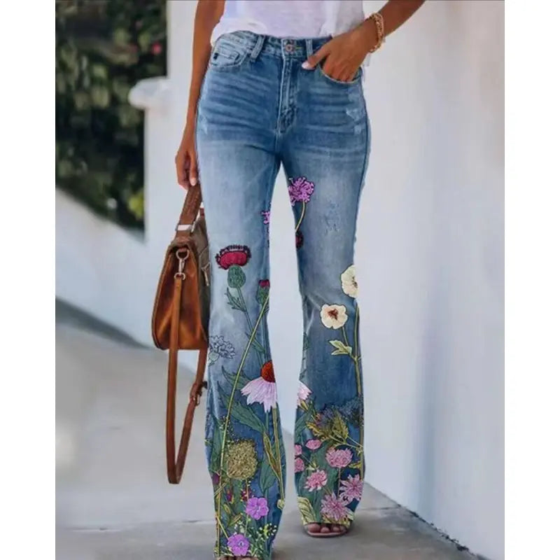Schlaghose für Damen – Stilvolle Hose mit Knopfdetails und elegantem Schnitt