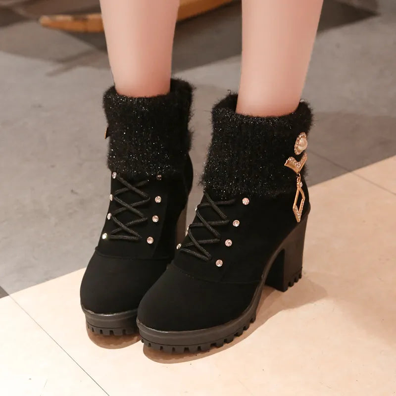 Elegante Stiefeletten mit Absatz für Damen – Stilvoller Look für Jeden Anlass