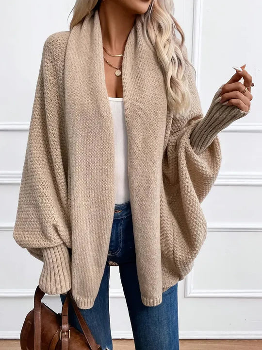 Stilvolle Strickjacke mit lockeren Ärmeln für Damen