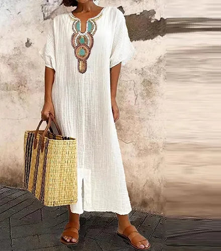 Elegantes Midikleid für Damen – Stilvoll & Luftig für Frühling & Sommer