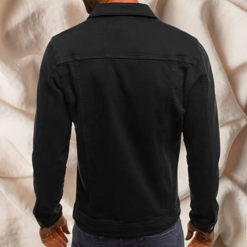 Klassische Denim Jeansjacke
