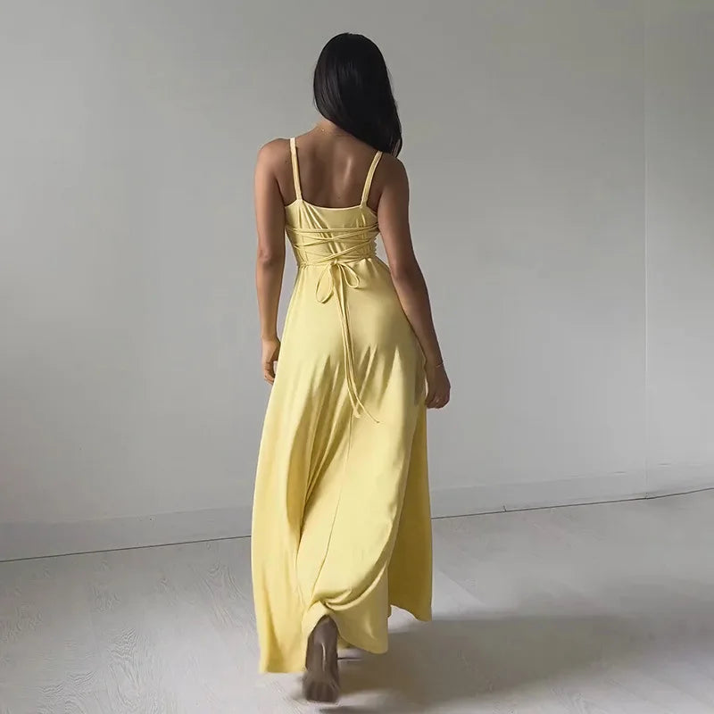 Trendiges schickes luftiges Maxikleid für Damen - Stylisch & Bequem für Alltag & Events