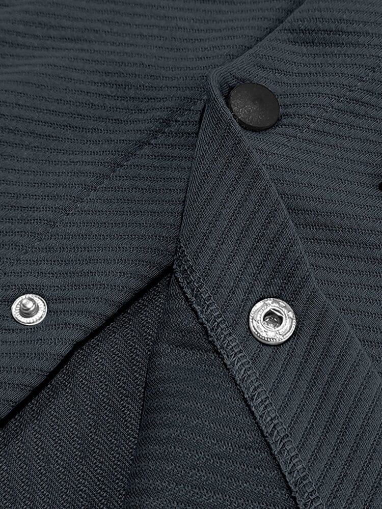Lässiges Twill-Trainingsanzug-Set für Herren mit langen Ärmeln