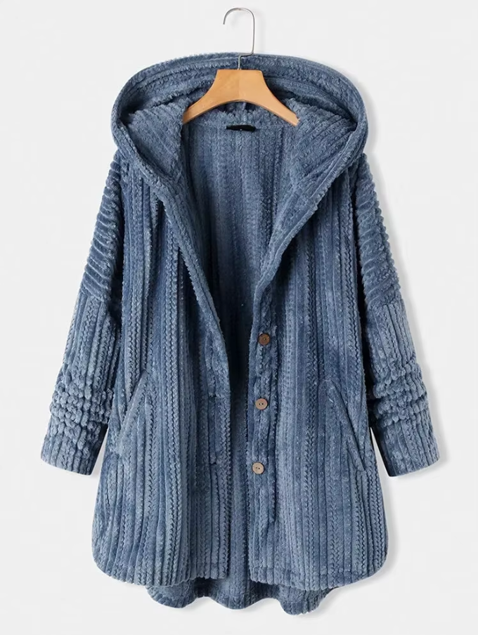 Kuscheliger Kapuzen-Cardigan