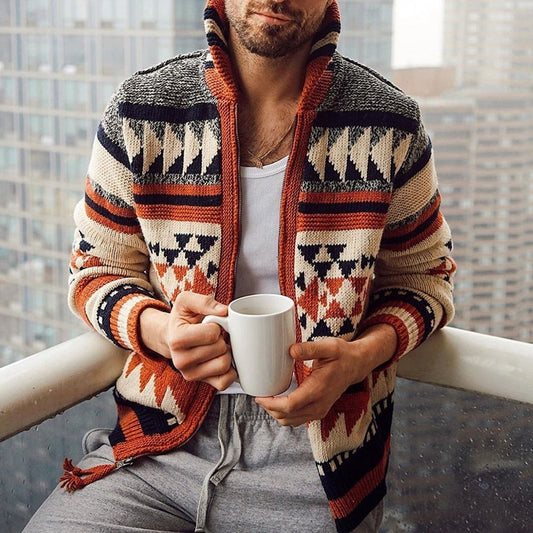 Vielseitige Herren-Cardigan mit Reißverschluss | Lucas