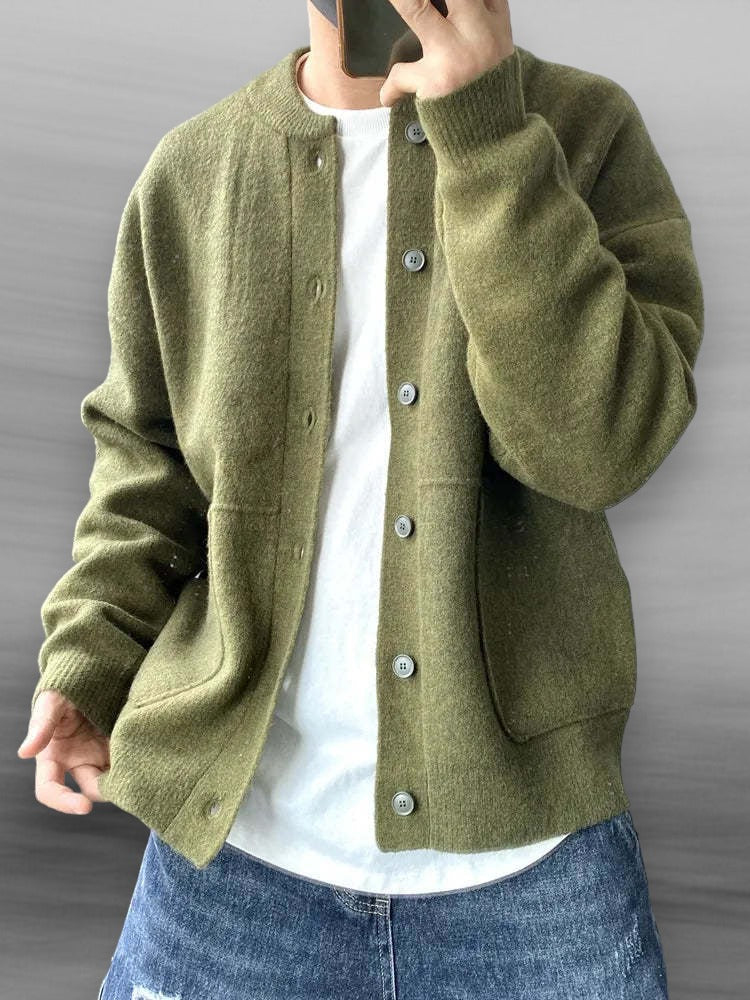 Lässiger Cardigan aus Baumwolle für Herren