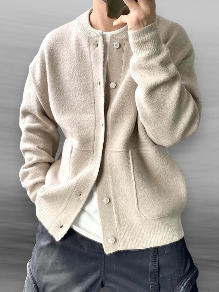Lässiger Cardigan aus Baumwolle für Herren