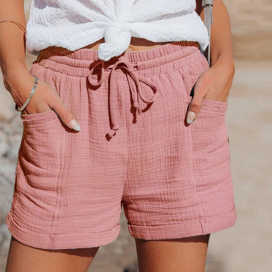 Bequeme High-Waist-Shorts für Damen