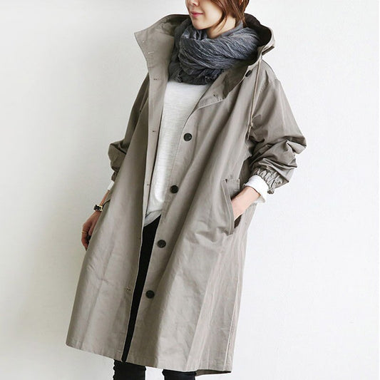 Eleganter Wasserdichter Trenchcoat Damen