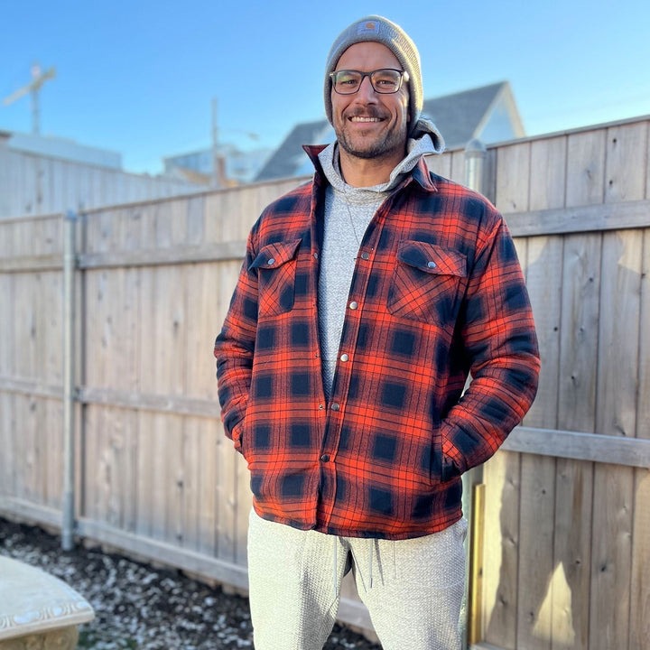 Klassische Flanell Jacke