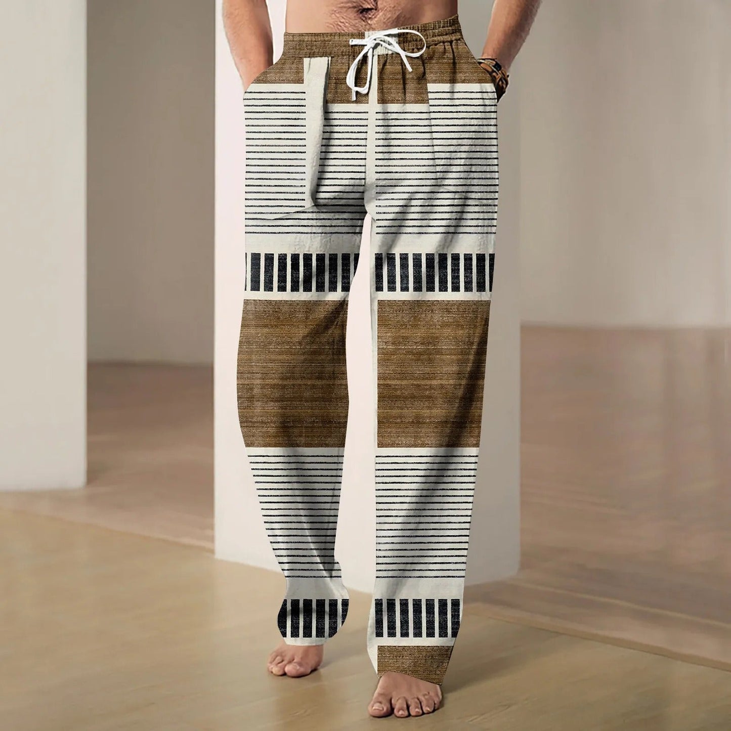 Baumwoll Leinen Hose für Herren – Luftige & stilvolle Sommerhose